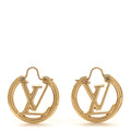 Louis Vuitton Gold Circle Earrings