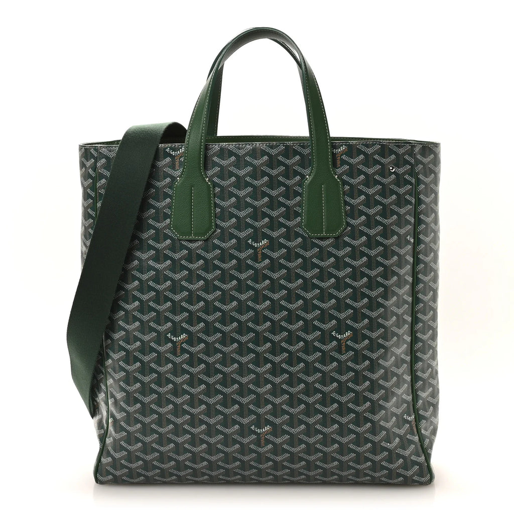 Goyard Green Goyardine Voltaire Tote