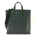 Goyard Green Goyardine Voltaire Tote