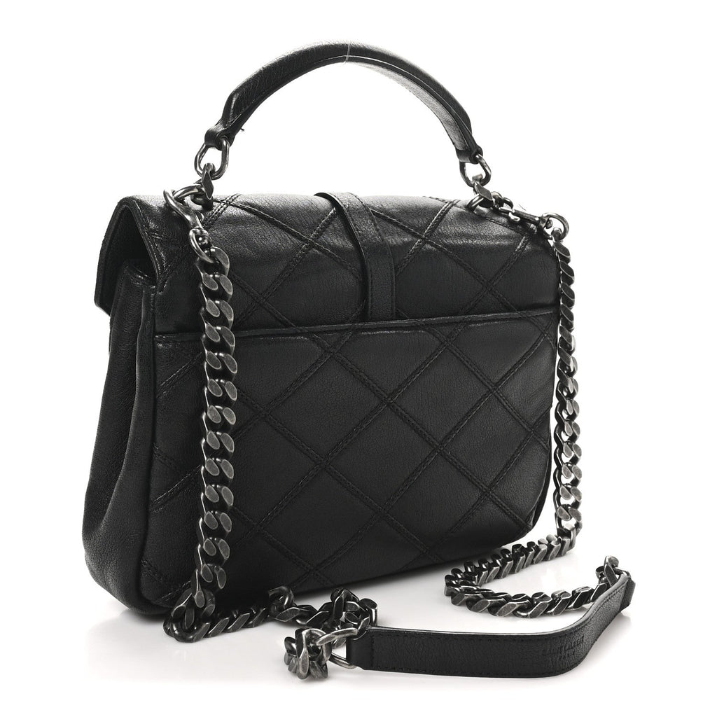 Saint Laurent Black Quilted Bag