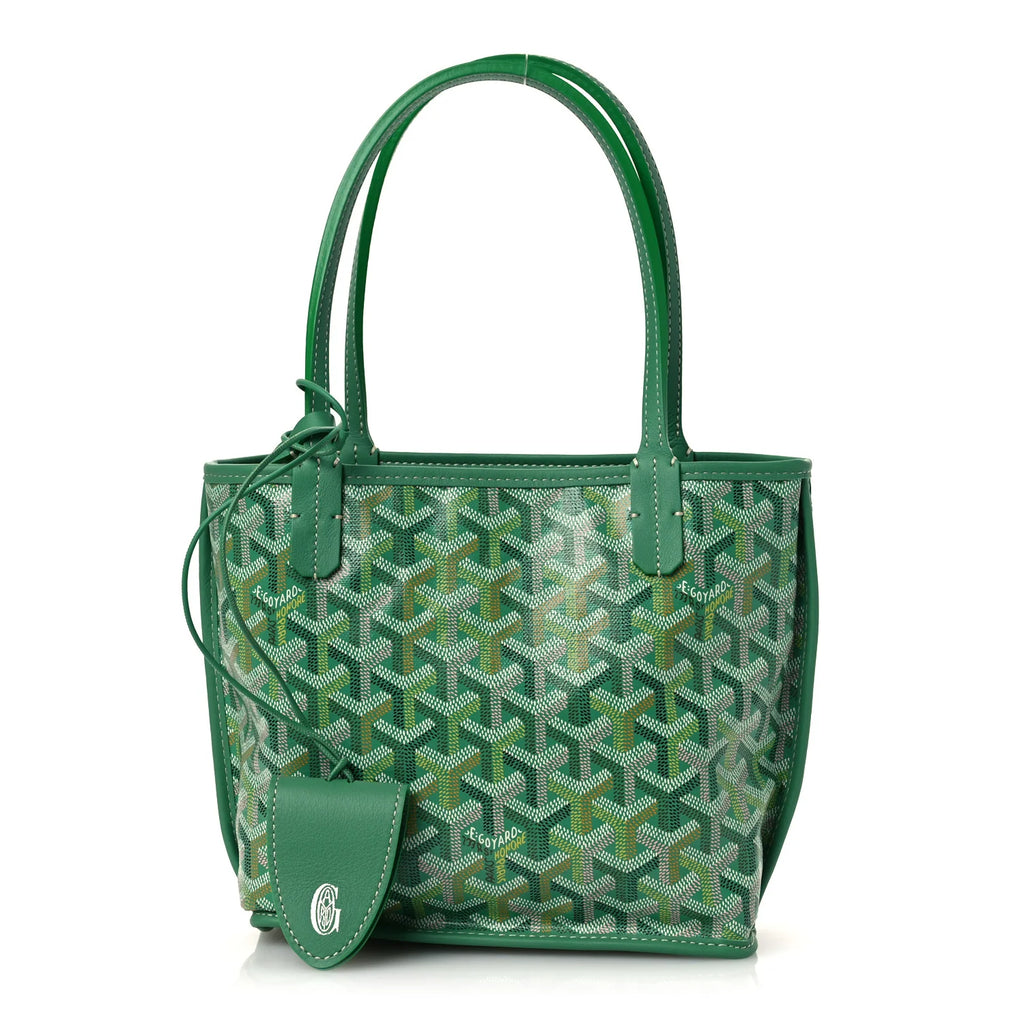 Goyard Green Goyardine Anjou Mini