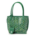 Goyard Green Goyardine Anjou Mini