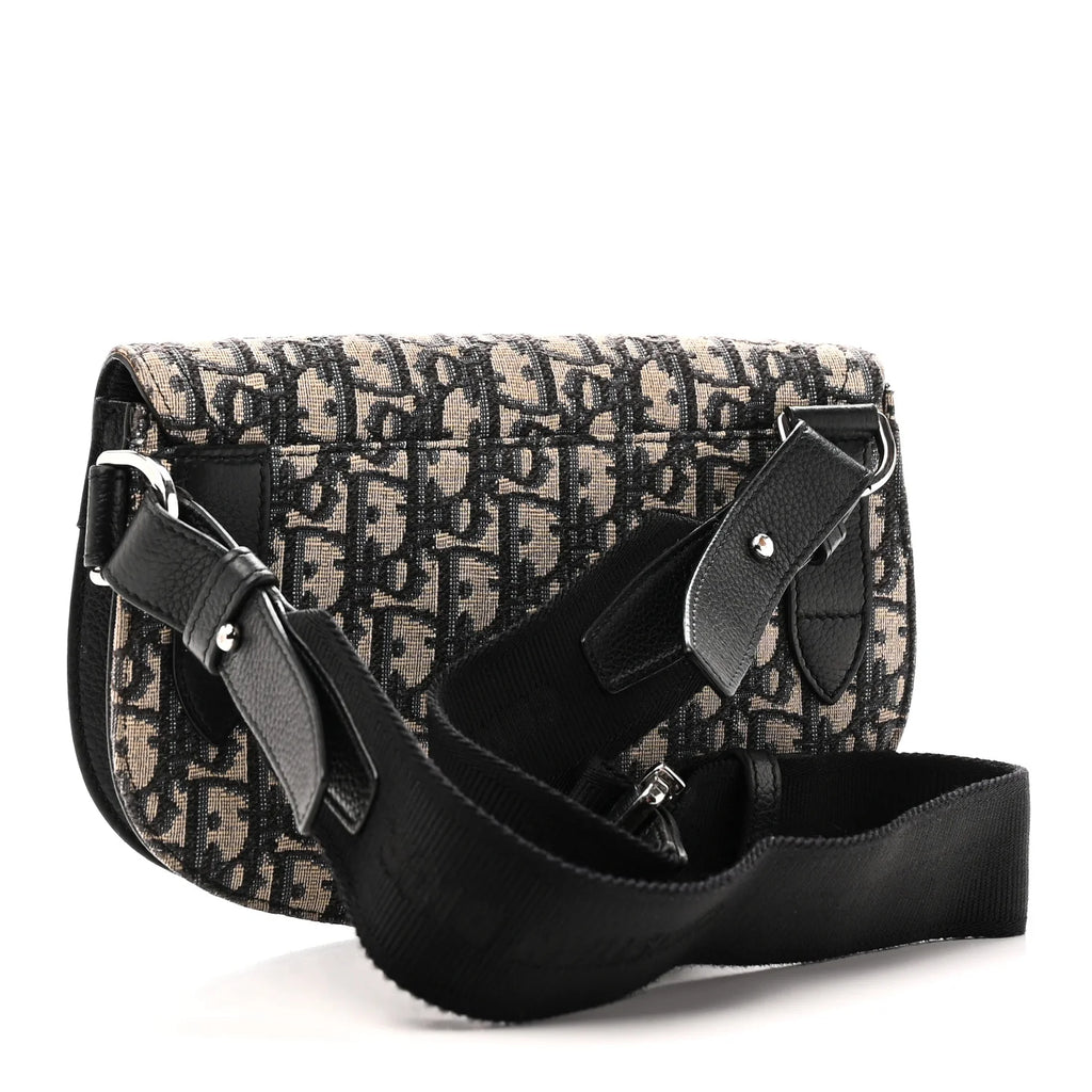 Dior Oblique Jacquard Saddle Bag