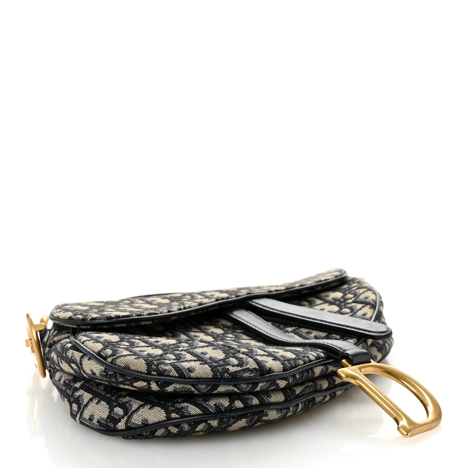 Dior Oblique Jacquard Saddle Bag