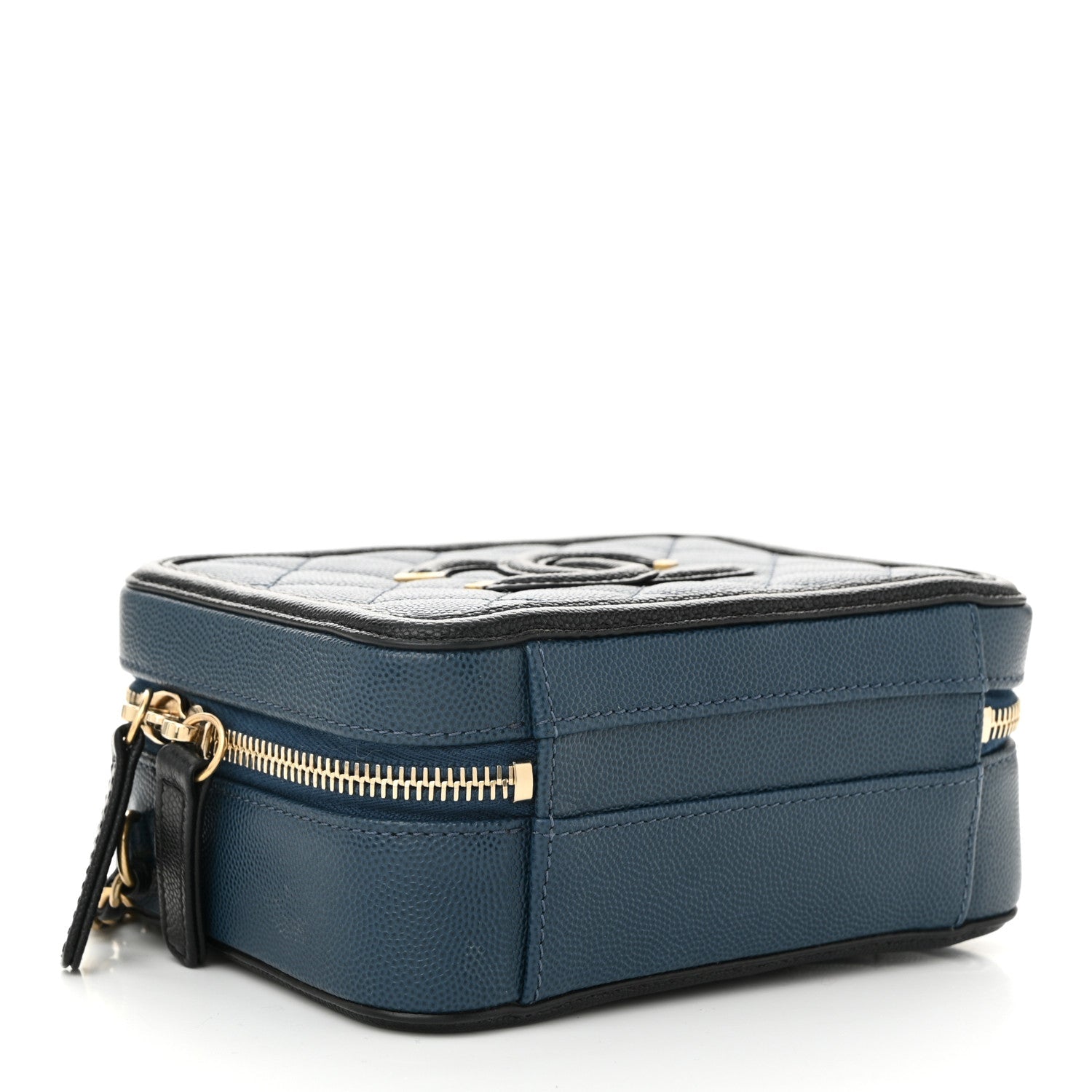 Chanel Blue Caviar Vanity Bag