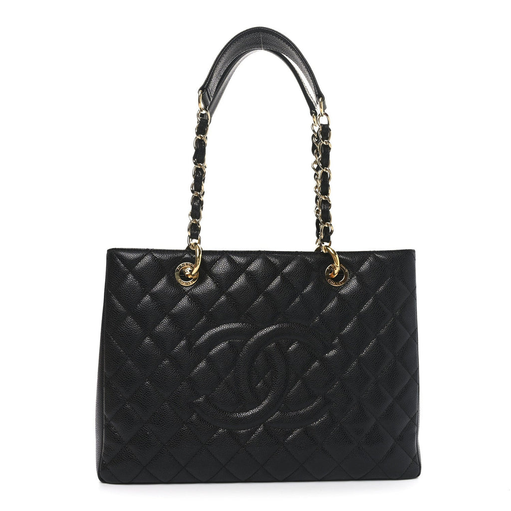 Chanel Black Caviar Grand Tote