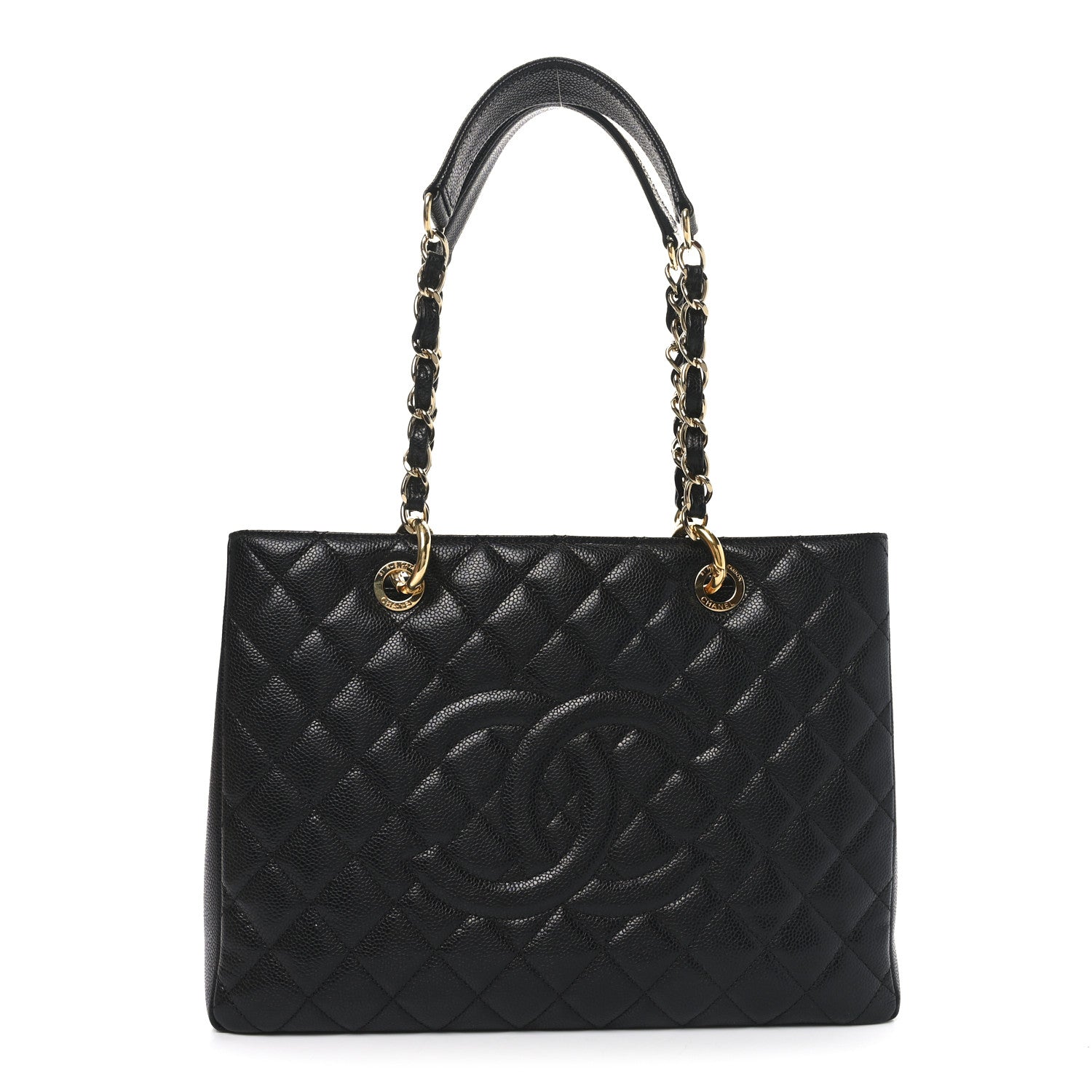 Chanel Black Caviar Grand Tote