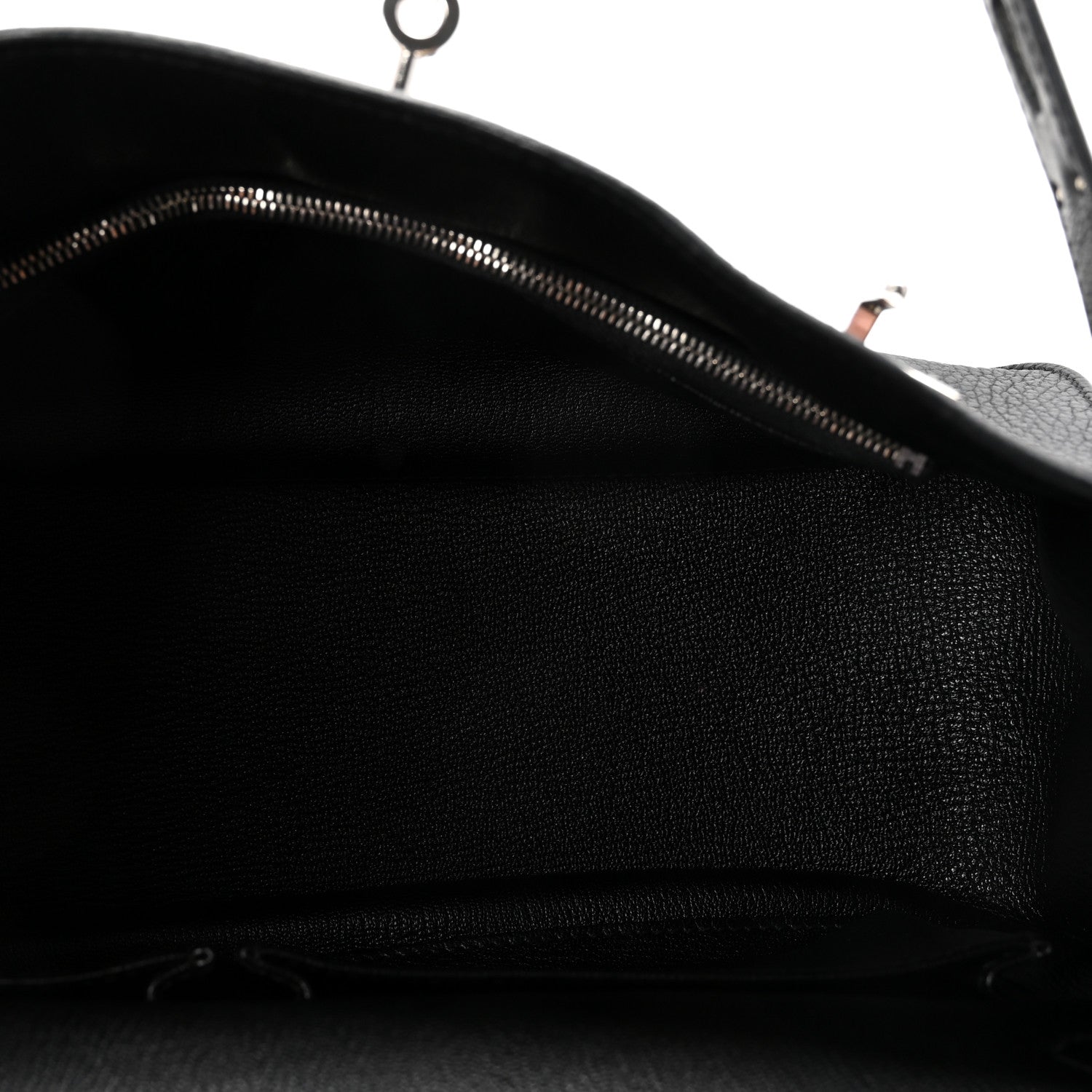 Hermes Black Grained Leather Jypsiere