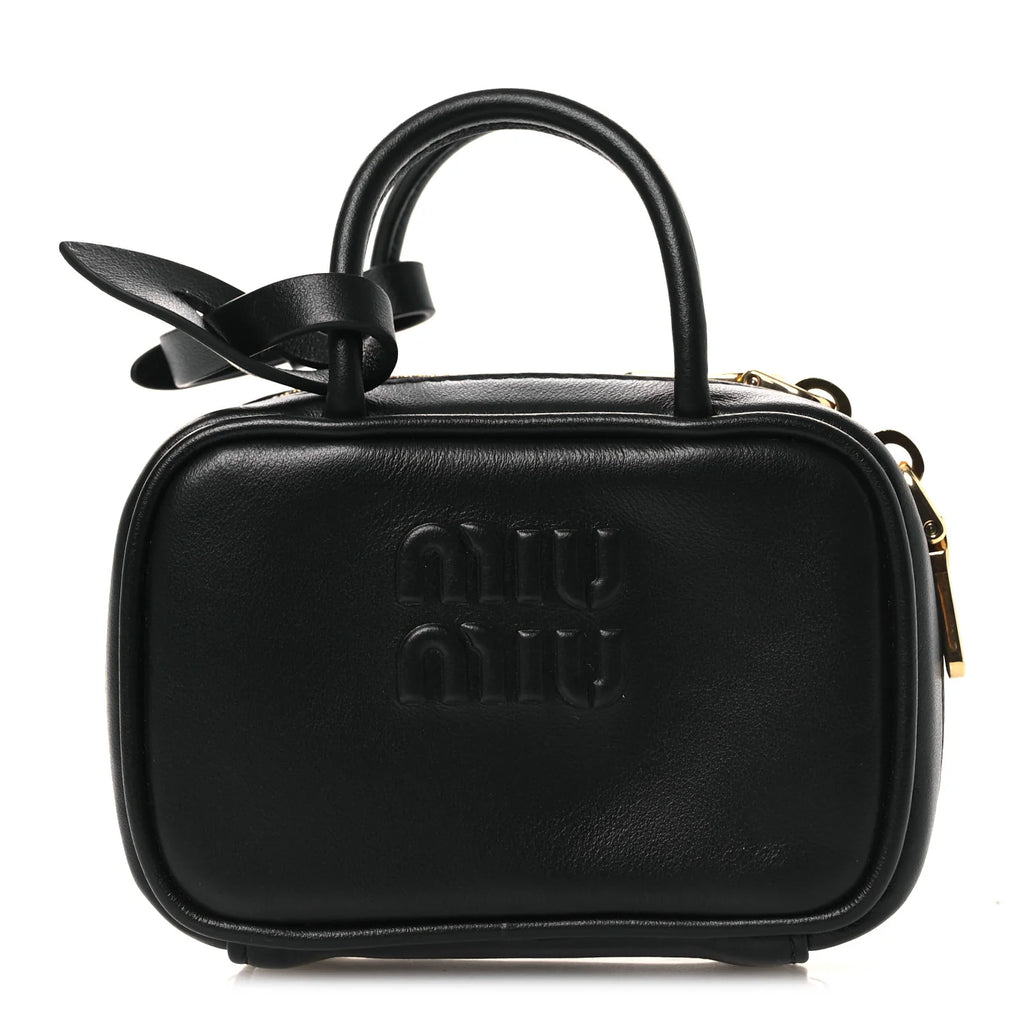 Miu Miu Black Leather Mini Bag