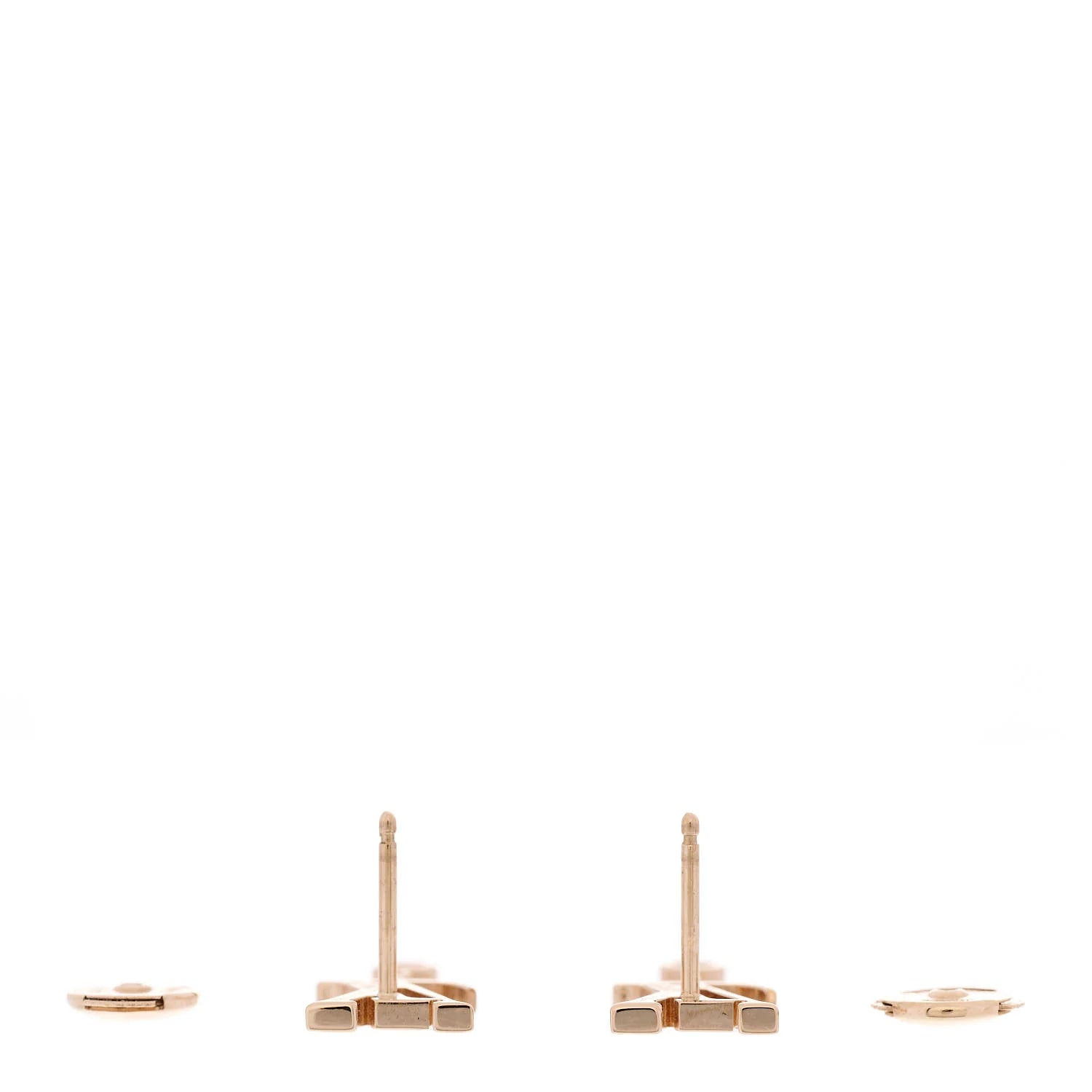 Louis Vuitton Gold LV Earrings