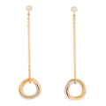 Cartier Trinity Diamond Drop Earrings