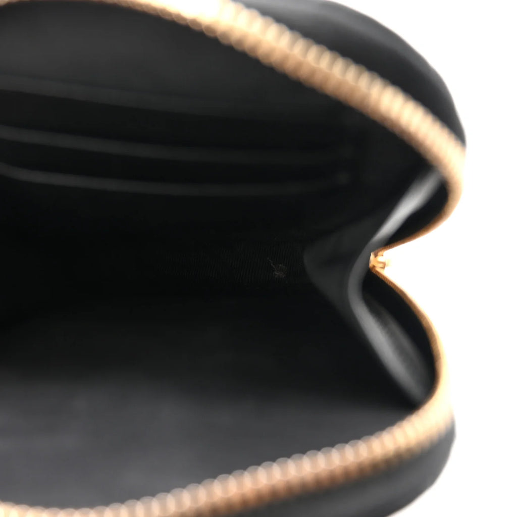 Dior Black Cannage Leather Pouch