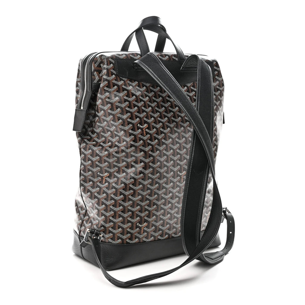 Goyard Black Goyardine Alpin Backpack