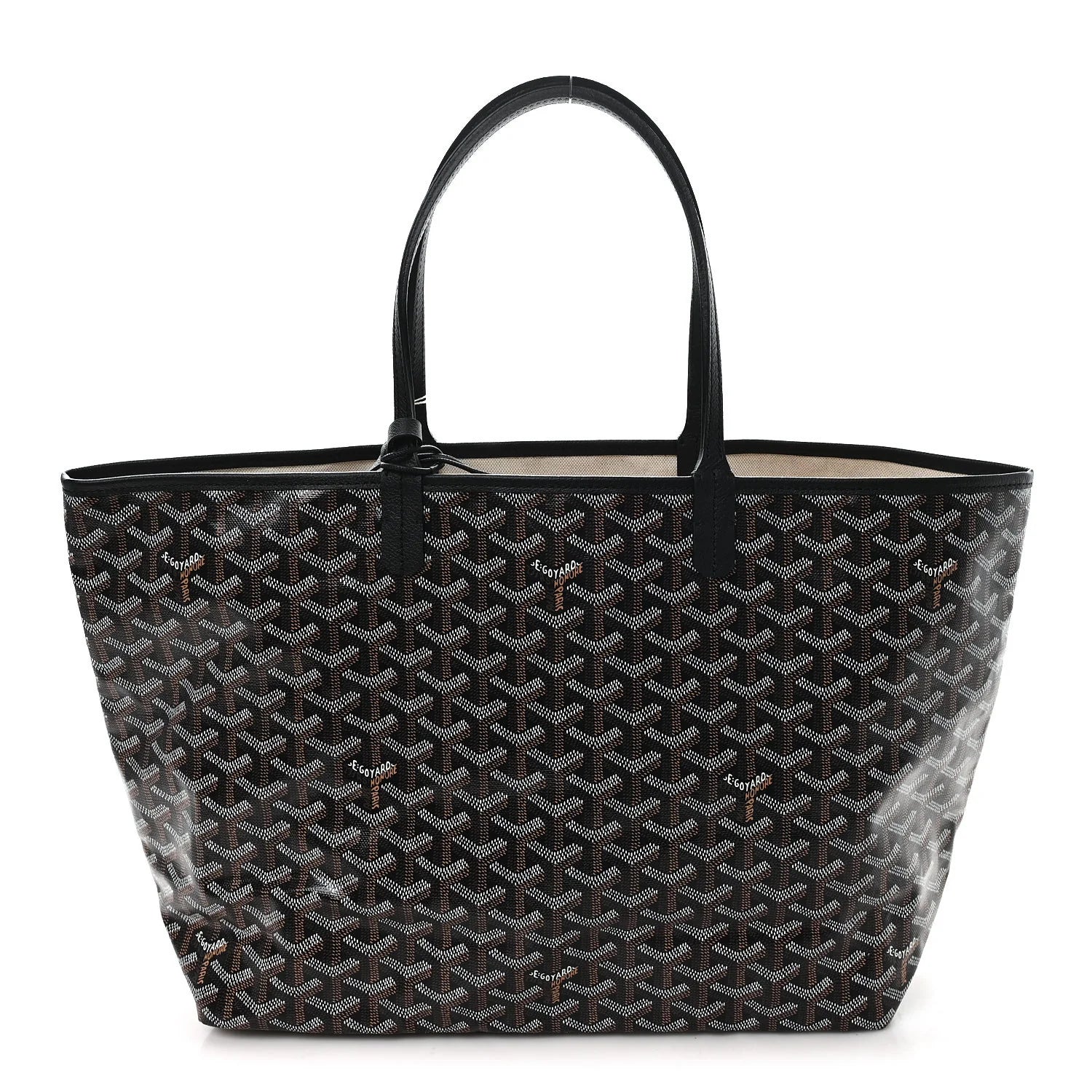 Goyard Black Goyardine Saint Louis