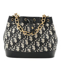 Dior Blue Oblique Bucket Bag