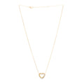 Cartier Gold Diamond Heart Necklace