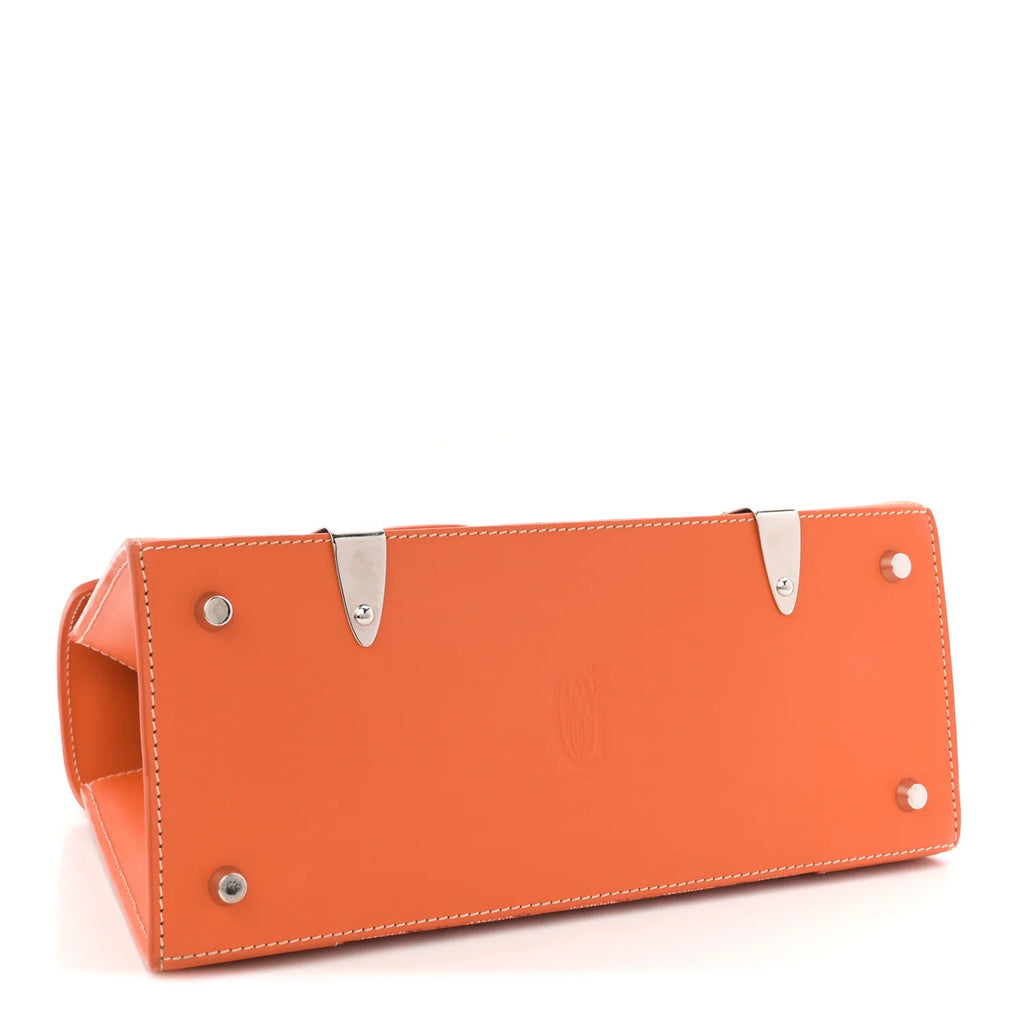 Goyard Orange Goyardine Saigon Handbag