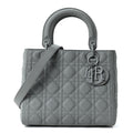 Dior Grey Ultramatte Lady Dior Bag