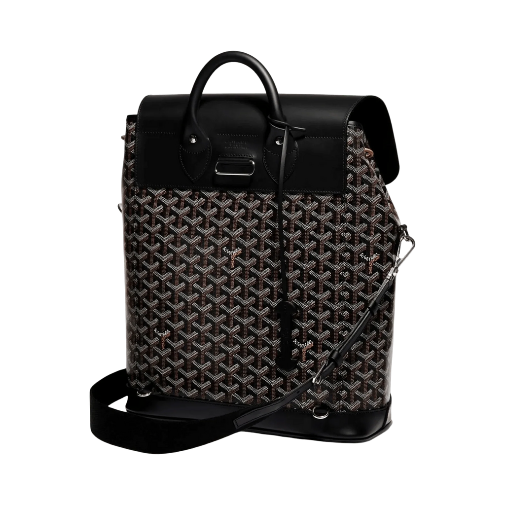 Goyard Gringoire Black Goyardine Backpack