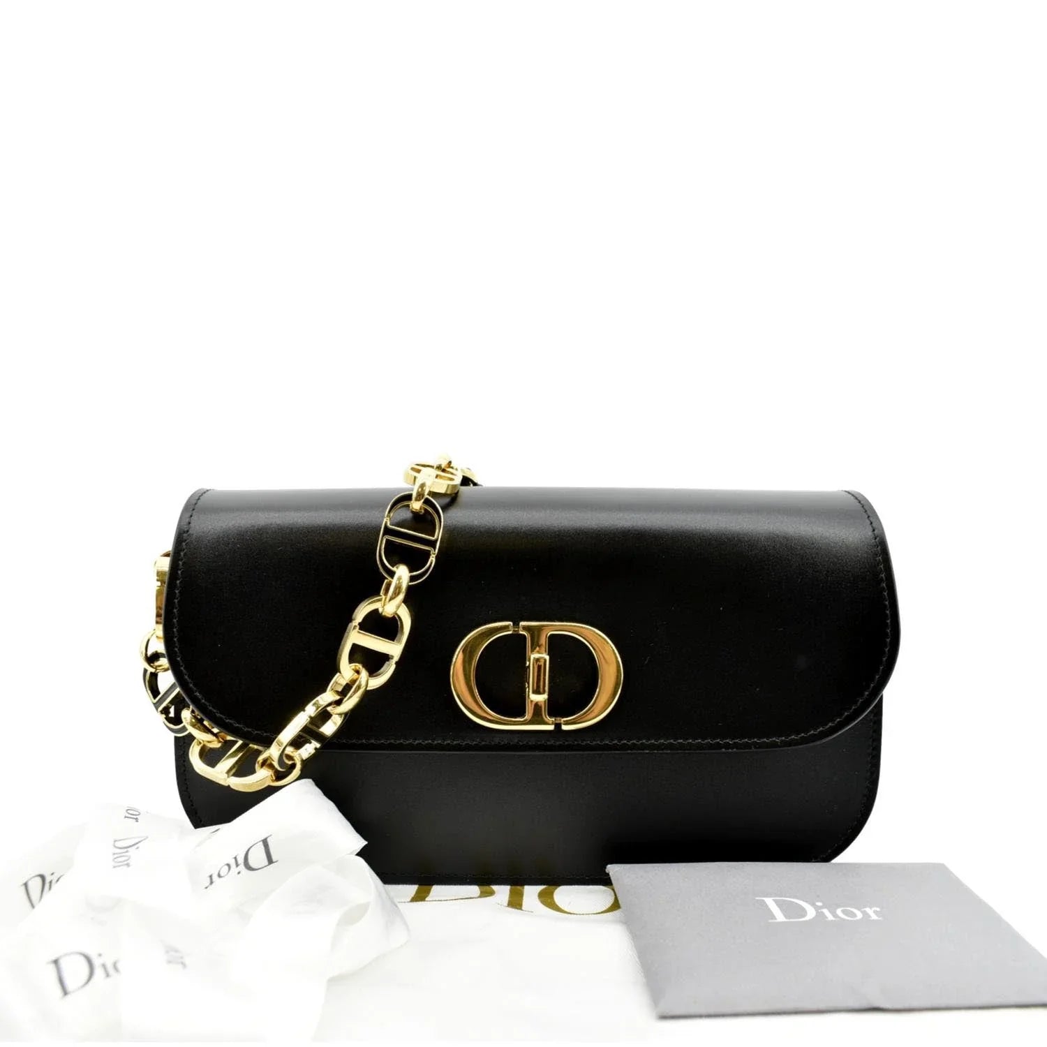 Dior Black 30 Montaigne Bag