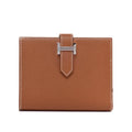 Hermes Bearn Compact Gold Wallet