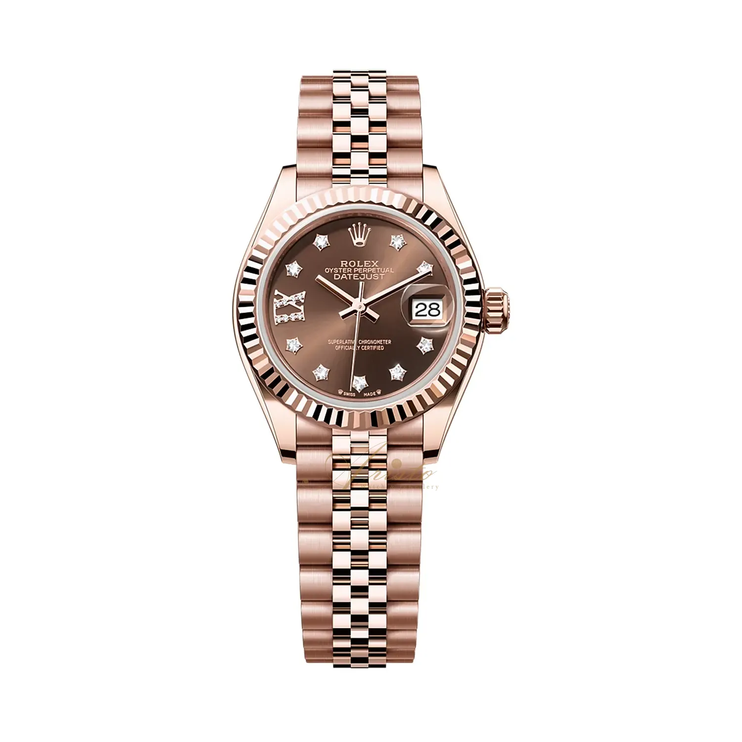 Rolex Datejust Everose Chocolate Diamond