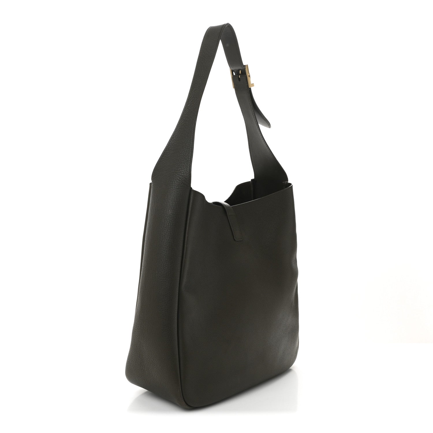 Saint Laurent Brown Leather Hobo