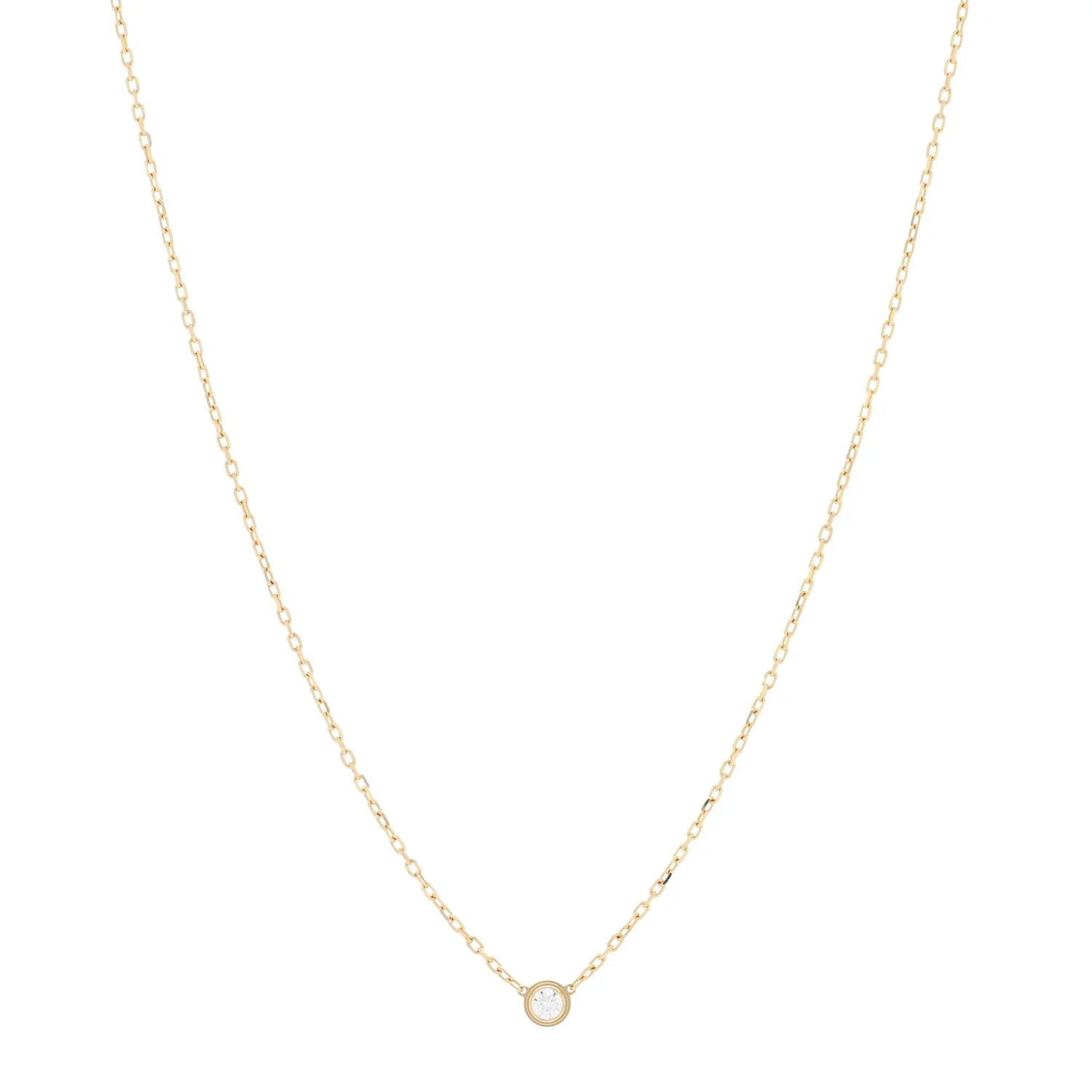 Cartier Gold Diamants Légers Necklace
