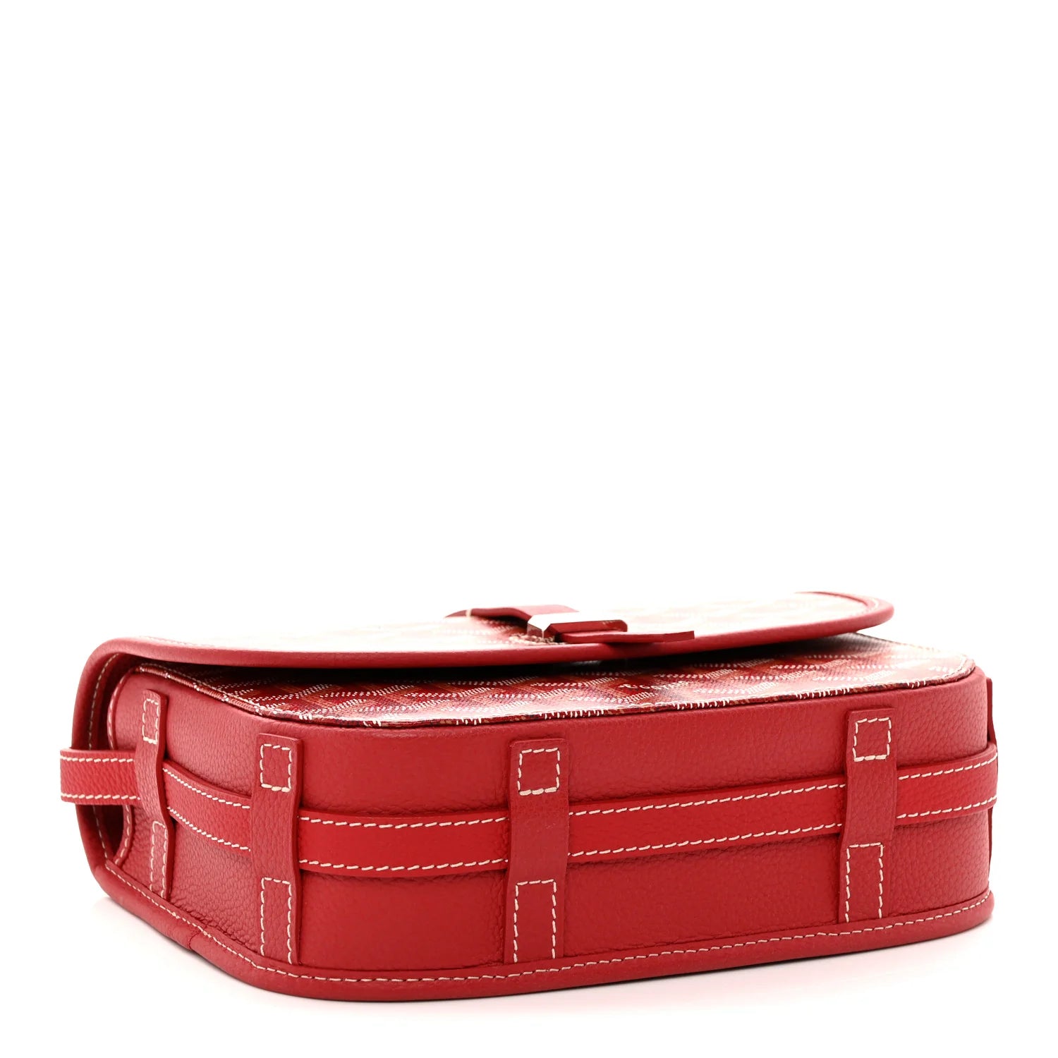 Goyard Red Goyardine Belvedere Bag