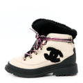 Chanel CC Shearling Snow Boots