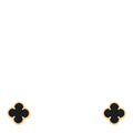 Van Cleef Onyx Alhambra Earrings