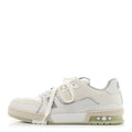 Louis Vuitton White Grained Trainer