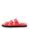Hermes Coral Suede Chypre Sandals