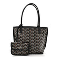 Goyard Black Goyardine Mini Tote