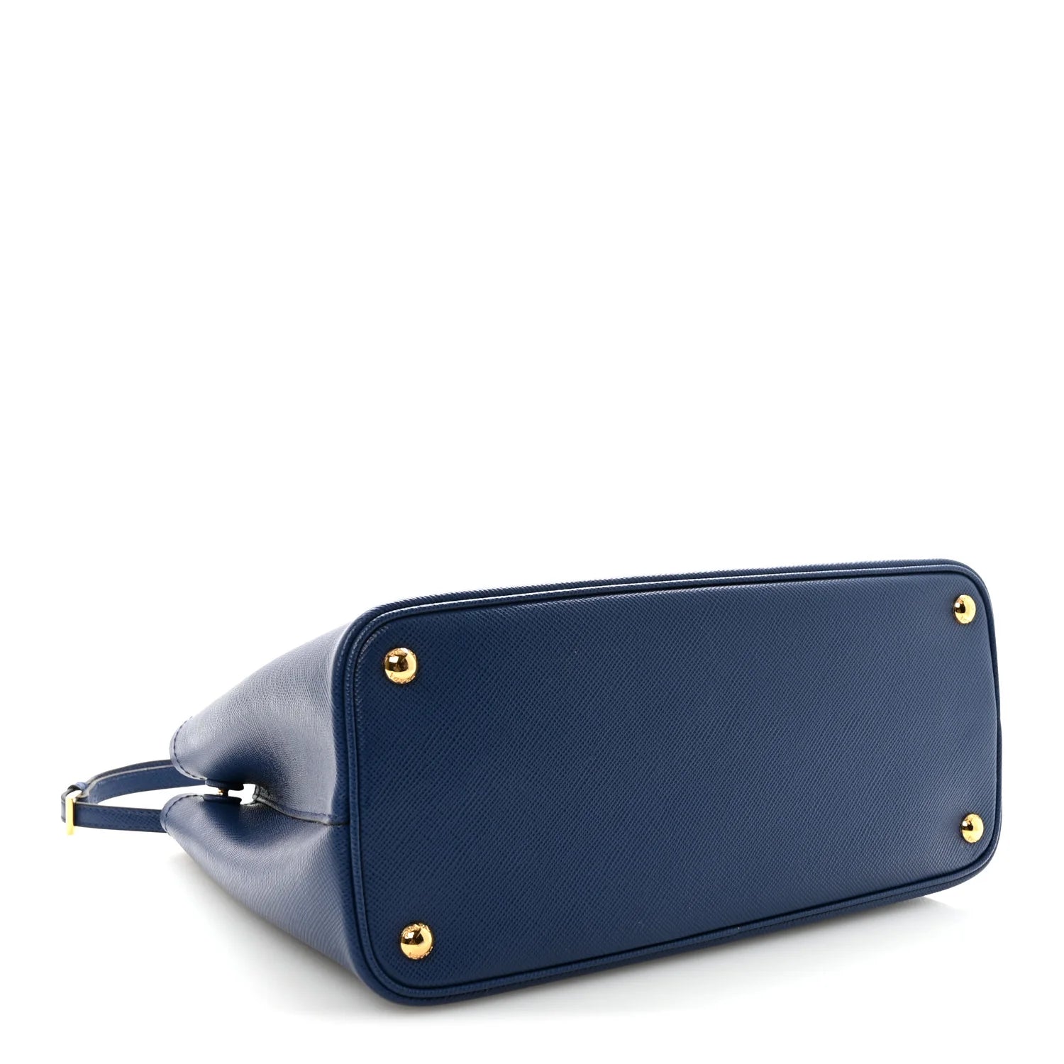 Prada Blue Saffiano Leather Tote