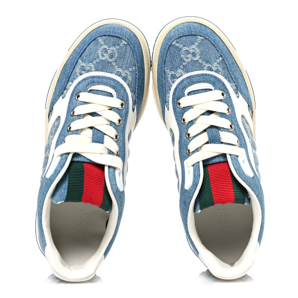 Gucci Blue GG Denim Sneakers