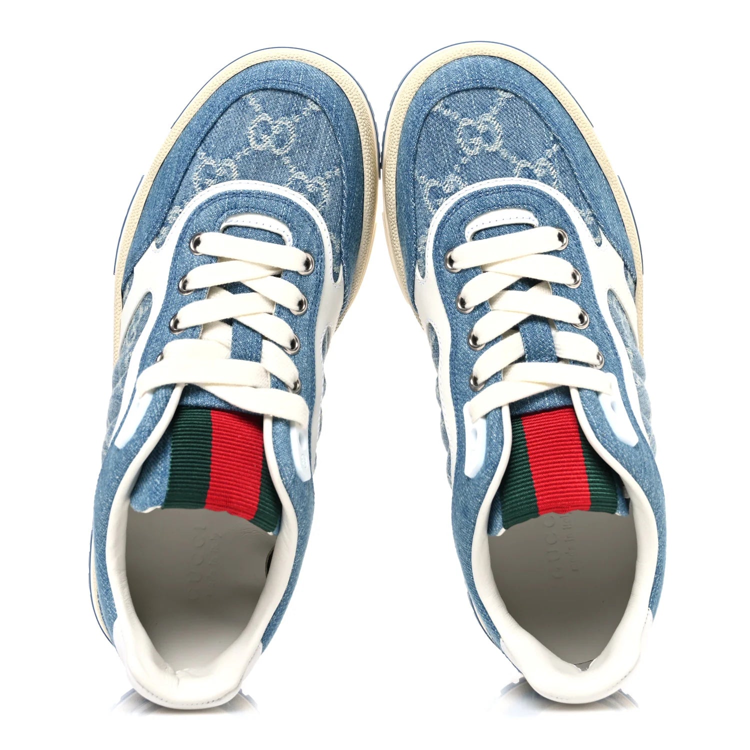 Gucci Blue GG Denim Sneakers