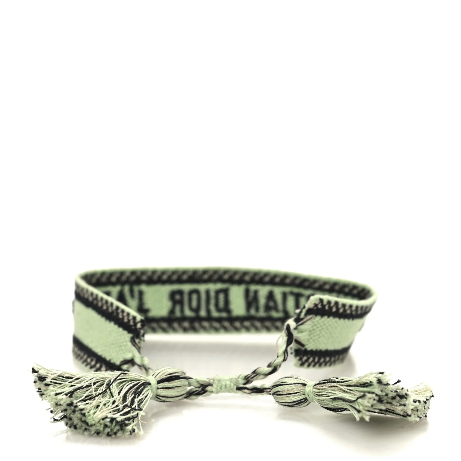 Dior Green Woven J'Adior Bracelet