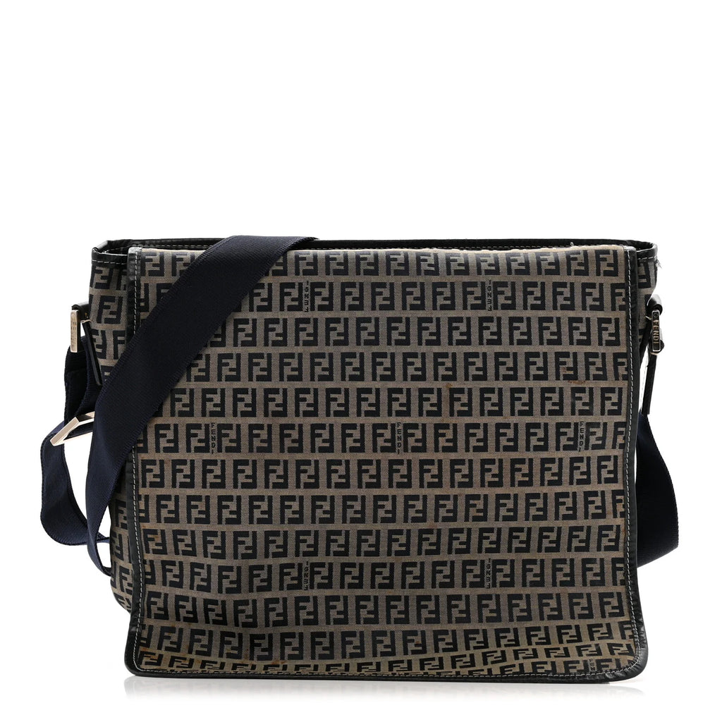 Fendi Zucca Monogram Canvas Messenger
