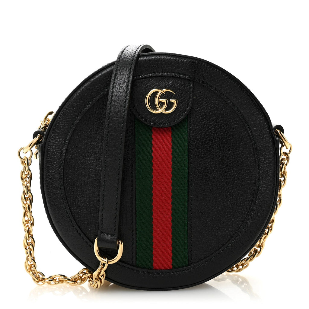 Gucci Black Round Shoulder Bag