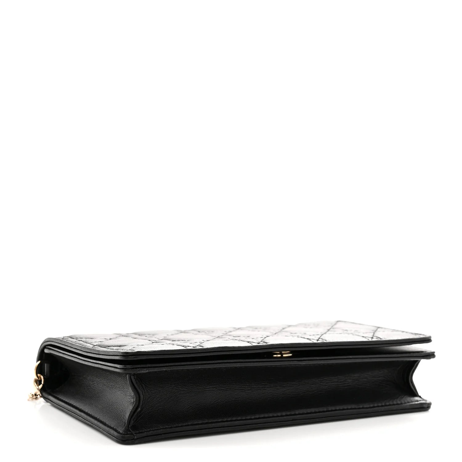 Dior Black Cannage Leather Pouch