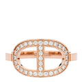 Hermes Rose Gold Diamond Ring