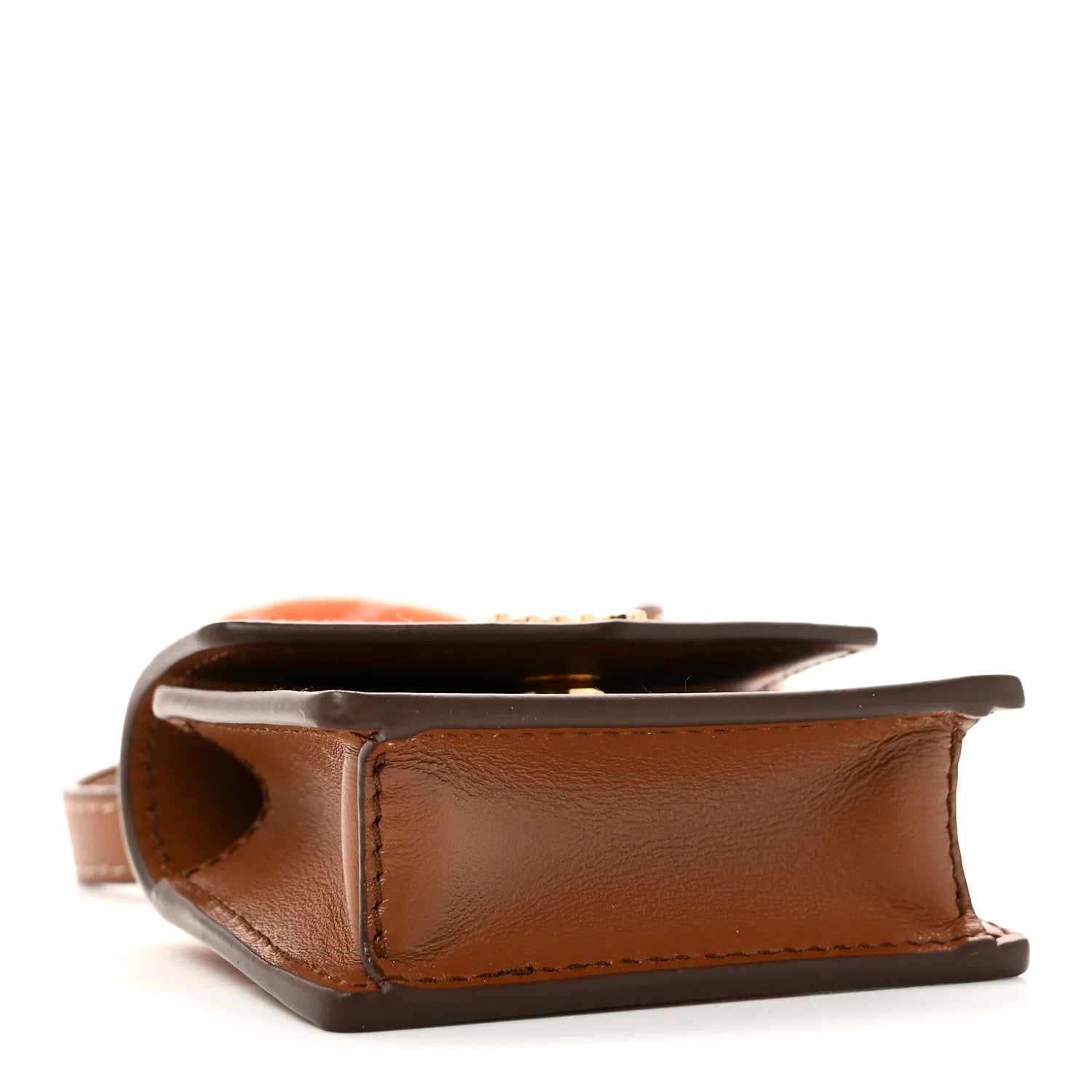 Miu Miu Brown Leather Micro Bag