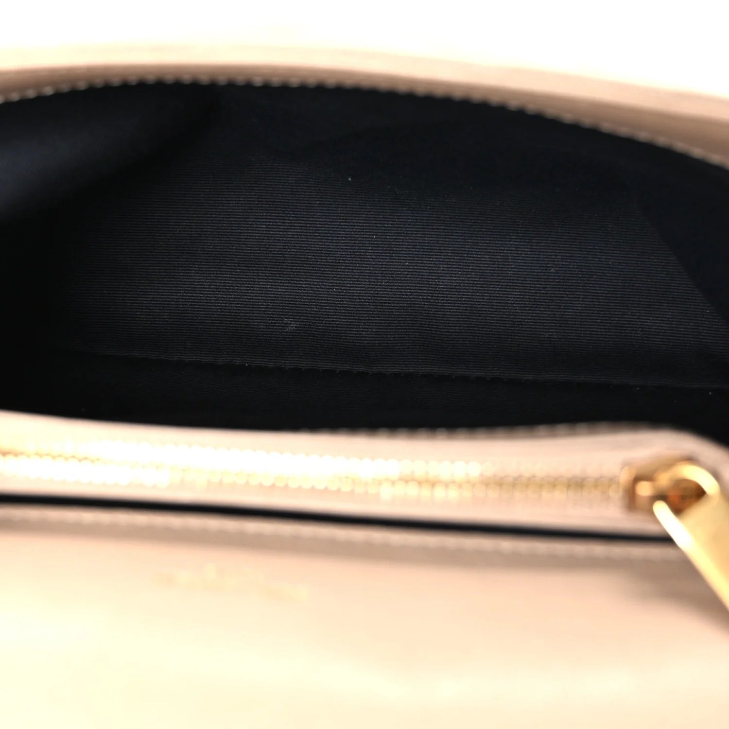 Saint Laurent Taupe Quilted College