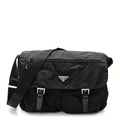 Prada Black Nylon Messenger Bag