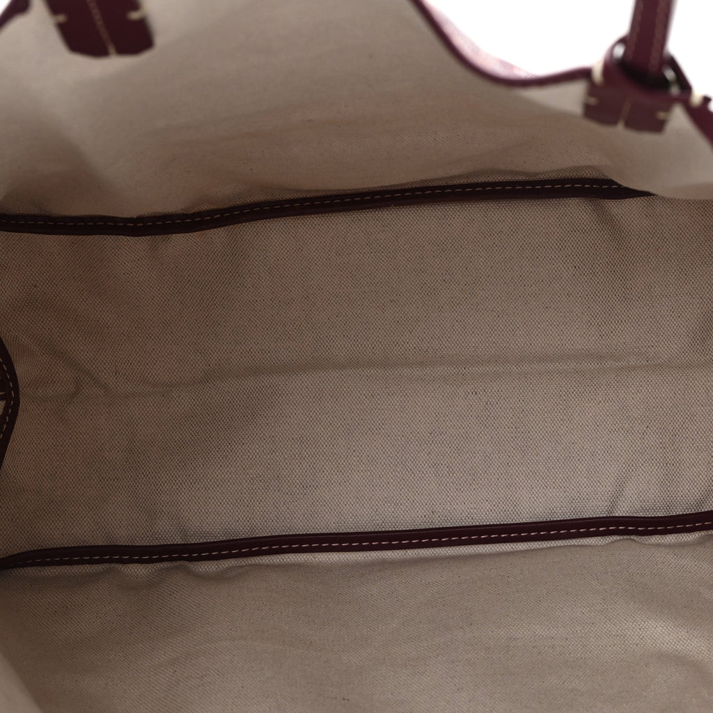 Goyard Burgundy Goyardine Saint Louis