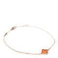 Van Cleef Carnelian Sweet Alhambra Bracelet