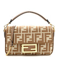 Fendi Tan FF Monogram Baguette