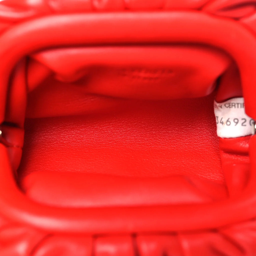 Bottega Veneta Red Mini Pouch