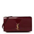 Saint Laurent Burgundy Patent Kate Bag